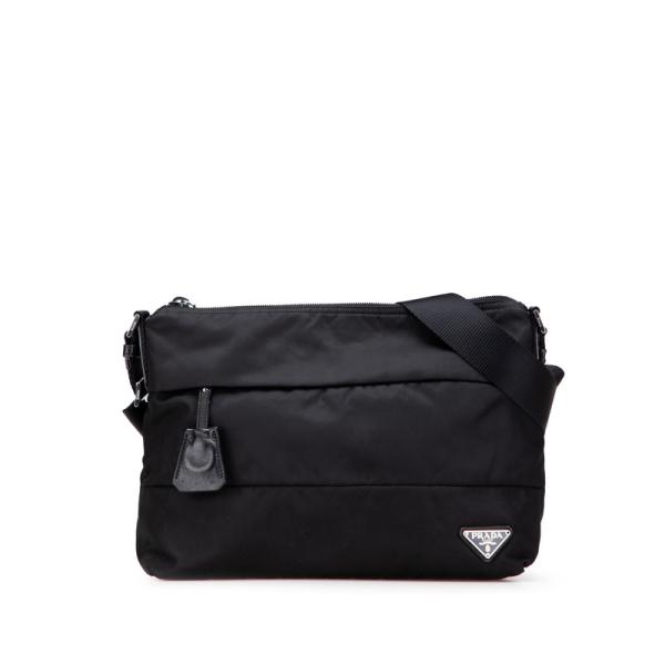 PRADA プラダ トートバッグ オールレザー 肩掛け 三角ロゴプレート 多収納