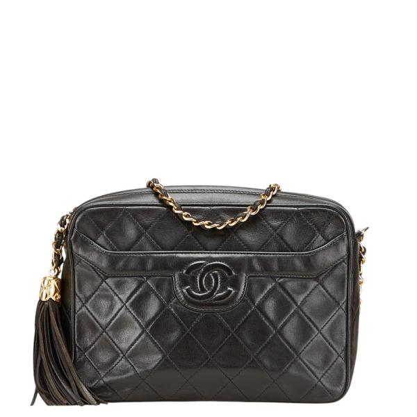 CHANEL（シャネル） マトラッセ ココマーク フリンジ 斜め掛け
