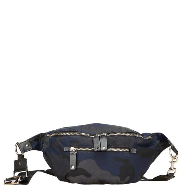 【再値下げしました！】VALENTINO カモフラージュ ボディバッグ ヴァレンチノ ロックスタッズ カモフラ 迷彩 ウエストバッグ