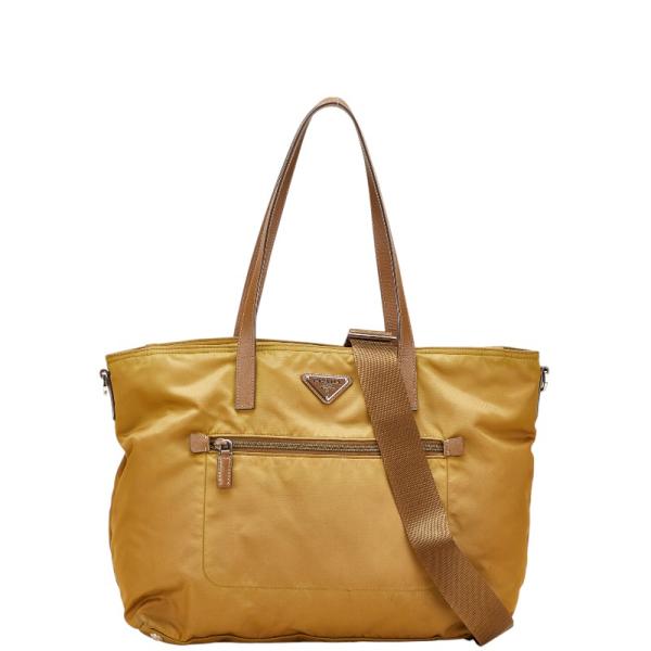 PRADA プラダ 三角ロゴプレート ハンドバッグ ショルダーバッグ