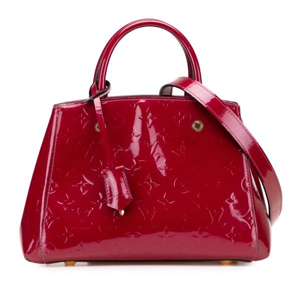 ティンク ルイヴィトン ヴェルニ モンテーニュBB ハンドバッグ