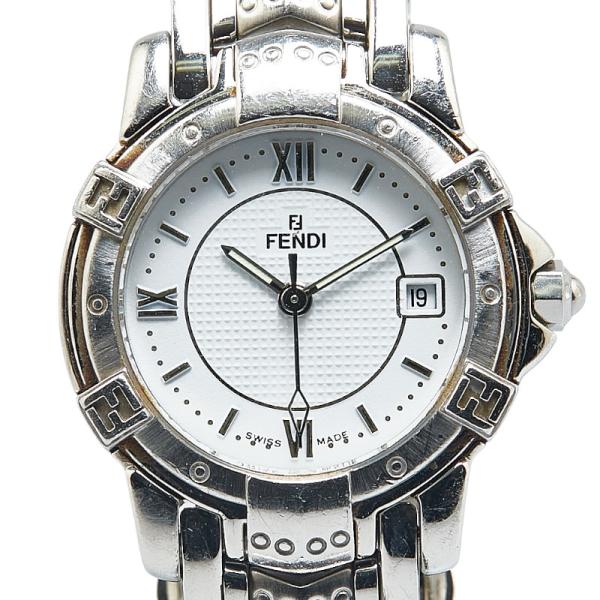 FENDI シルバー アナログ　腕時計　3500 L Fendi 3500G/3500L Quartz Watch, Silver Stainless Steel