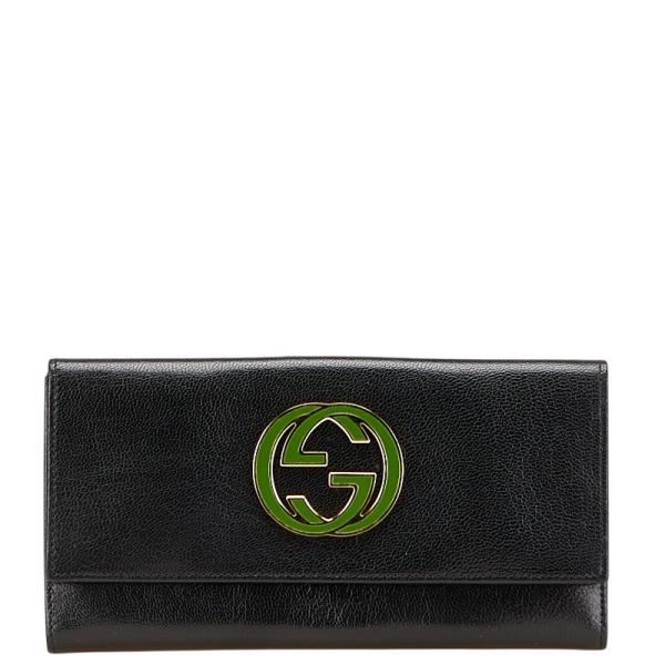 GUCCI（グッチ） インターロッキングG 長財布 131864 ブラック