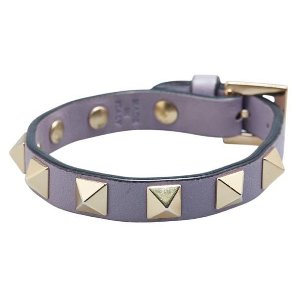 VALENTINO（ヴァレンティノ） ロックスタッズ ブレスレット パープル