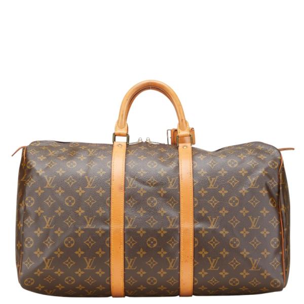 極美品 ルイヴィトン キーポル50 2way PVC モノグラム ボストンバッグ LOUIS VUITTON ルイ ヴィトン モノグラム キーポル50 ボストン