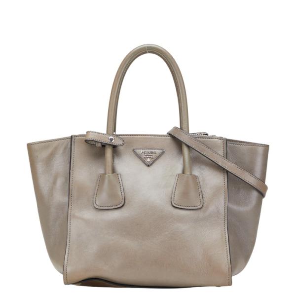 PRADA プラダ 三角ロゴプレート ハンドバッグ ショルダーバッグ