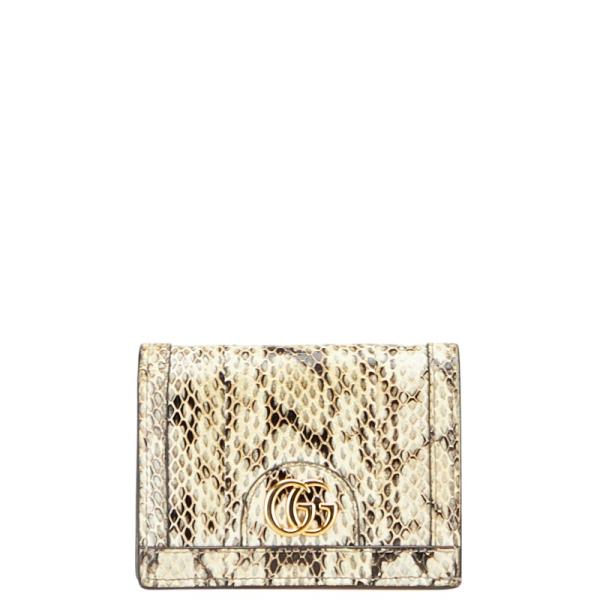 GUCCI（グッチ） オフィディアGG パイソン 二つ折り財布 コンパクト