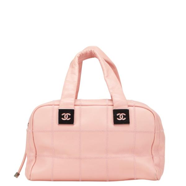 CHANEL シャネル チョコバー ミニボストンバッグ ハンドバッグ