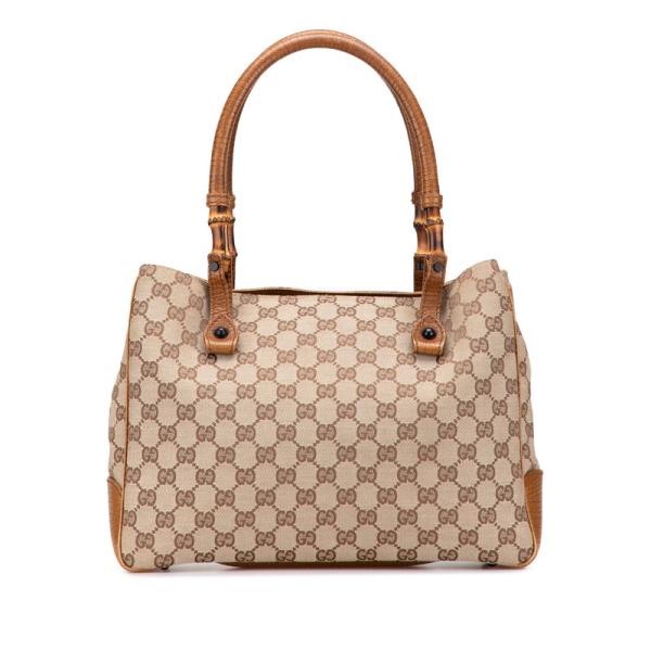 GUCCI ブラウン トートバッグ GGキャンバス ginzaparis2_1-0222347