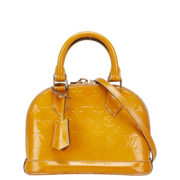 美品 ルイヴィトン ハンドバッグ モノグラム ヴェルニ アルマBB LOUIS VUITTON ルイ ヴィトン モノグラム ヴェルニ アルマBB