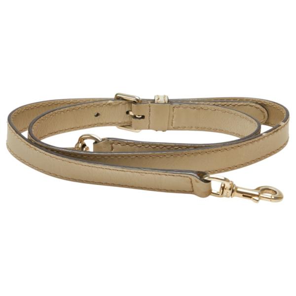GUCCI（グッチ） ショルダーストラップ グレージュ レザー レディース 