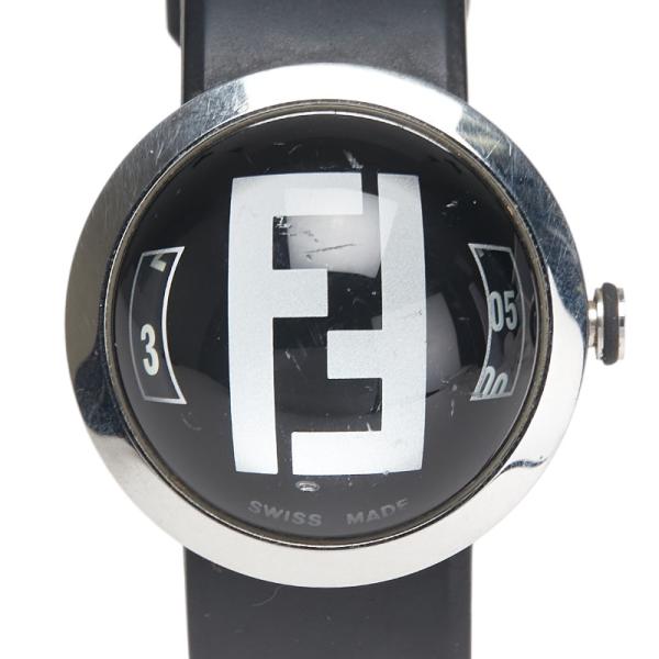 FENDI フェンディ 8010L ブースラ SS/ラバー ブラック文字盤 FENDI フェンディ 8010L ブースラ SS/ラバー ブラック文字盤