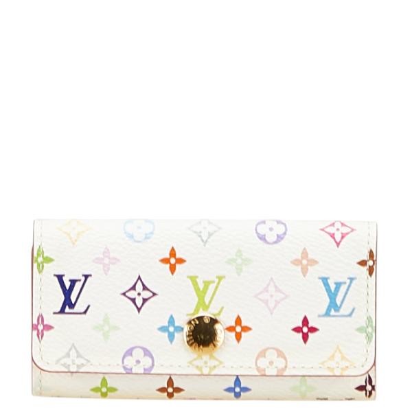 【美品✨希少】ルイヴィトン マルチカラー ミュルティクレ4 FL2047 白 LOUIS VUITTON（ルイ・ヴィトン） モノグラム マルチカラー
