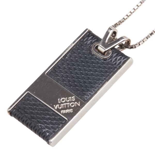 ヴィトン☆ネックレス　ロゴ　ダミエ　グラフィット パンダンティフ ソーホー LOUIS VUITTON ルイ ヴィトン ダミエ パンダンティフ ソーホー