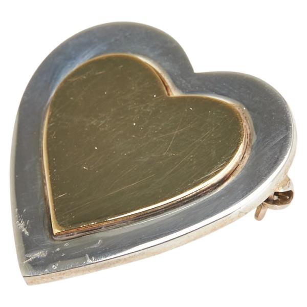 TIFFANY&Co.（ティファニー） ハート モチーフ ブローチ ゴールド