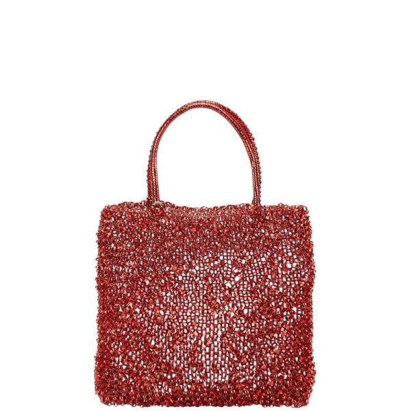 【美品】アンテプリマ　ワイヤーバッグ　ハンドバッグ　ピンクレッド ANTEPRIMA アンテプリマ ワイヤーバッグ 赤 かわいい おしゃ