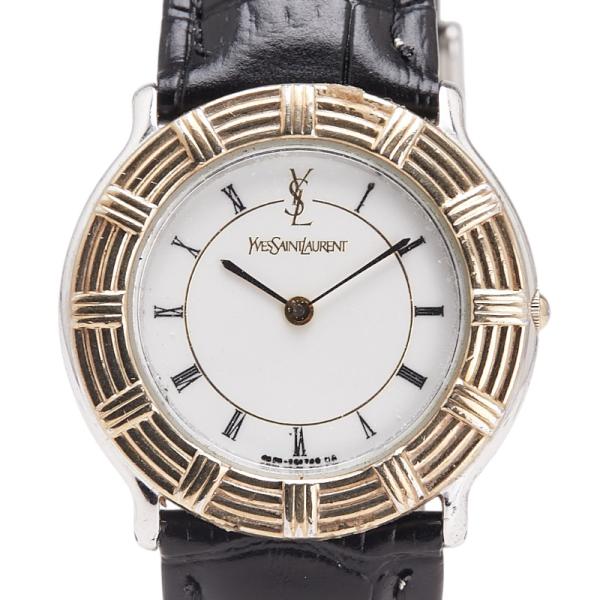 Yves Saint Laurent レザーベルト時計 Yves Saint Laurent レザーベルト時計 Yves Saint Laurent
