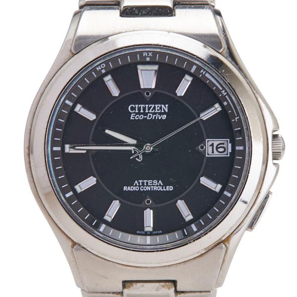 CITIZEN/シチズン アテッサ H110 電波ソーラー チタン製 人気モデル シチズン アテッサ 電波ソーラー 軽量チタン H110