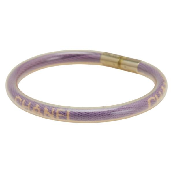 CHANEL シャネル　チューブロゴブレスレット　ブルー　パープル　セット CHANEL シャネル ロゴチューブ スポーツライン ブレスレット