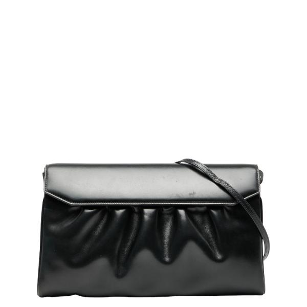 グッチ オールドグッチ ヴィンテージ ショルダーバッグ 斜め掛け 004 056 0181 ブラック レザー レディース GUCCI 【中古】 GUCCI（グッチ） オールドグッチ ヴィンテージ ショルダーバッグ 斜め