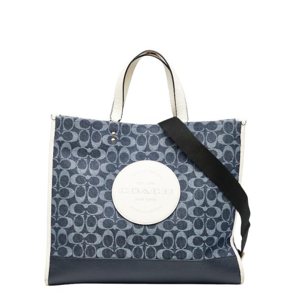 COACH デンプシー トート 22 シグネチャー　2way ショルダーバック COACH（コーチ） シグネチャー デンプシー トートバッグ ショルダー