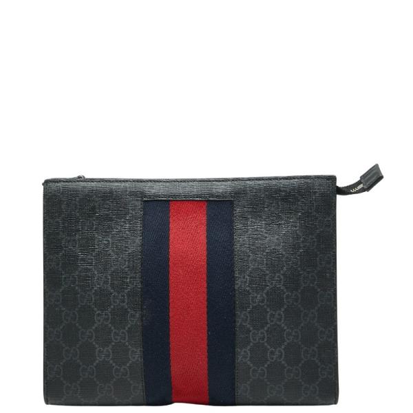 GUCCI（グッチ） GGスプリーム シェリーライン クラッチバッグ
