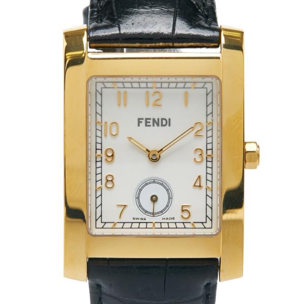 【美品】フェンディ 腕時計 FENDI フェンディ クラシコ 腕時計 7000G クオーツ ベージュ文字