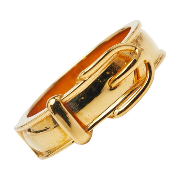 エルメス ブックル セリエ ベルト モチーフ スカーフリング ゴールド メッキ レディース HERMES 【中古】 HERMES（エルメス） ブックル セリエ ベルト モチーフ スカーフリング