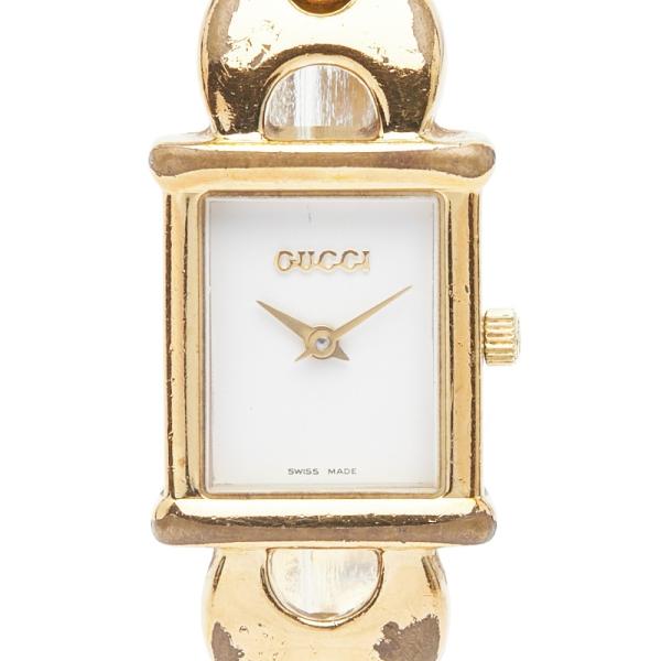 GUCCI（グッチ） 腕時計 1800L クオーツ ホワイト文字盤 ステンレス