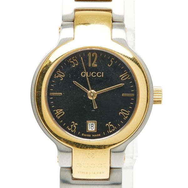GUCCI グッチ 腕時計 8900L クオーツ ブラック文字盤 ステンレス