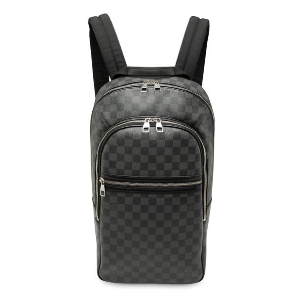 ルイ ヴィトン ダミエ グラフィット ミカエル リュック・デイパック N58024 ブラック PVC レザー メンズ LOUIS VUITTON 【中古】 LOUIS VUITTON（ルイ・ヴィトン） ルイ ヴィトン ダミエ グラフィット