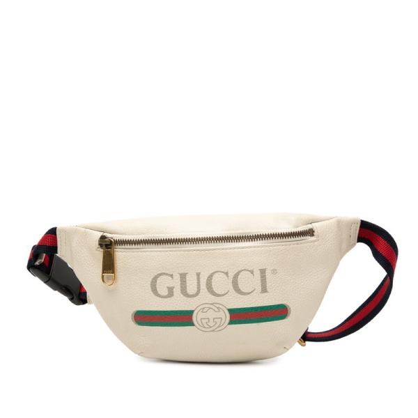 グッチ ロゴ シェリーライン ボディバッグ ウエストバッグ ショルダーバッグ 527792 ベージュ マルチカラー レザー GUCCI 【中古】 GUCCI（グッチ） ロゴ シェリーライン ボディバッグ ウエストバッグ