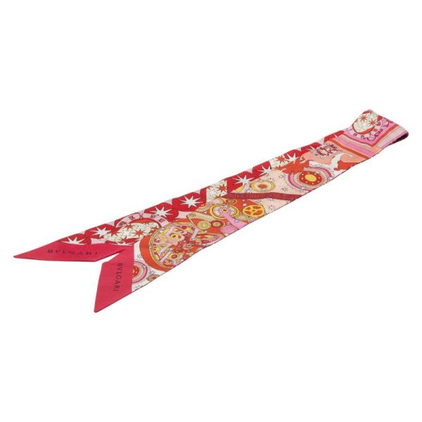BVLGARI（ブルガリ） ツイリー セルペンティ リボン ロゴ スカーフ