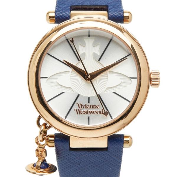 ヴィヴィアンウエストウッド オーブチャーム付き 腕時計 VV006RSBL