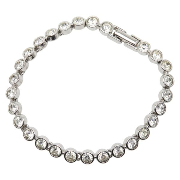 SWAROVSKI（スワロフスキー） テニスブレスレット シルバー メタル 