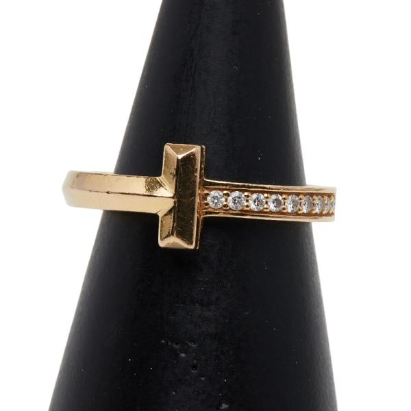 TIFFANY&Co.（ティファニー） Tワン ナロー ダイヤ リング 指輪 K18YG