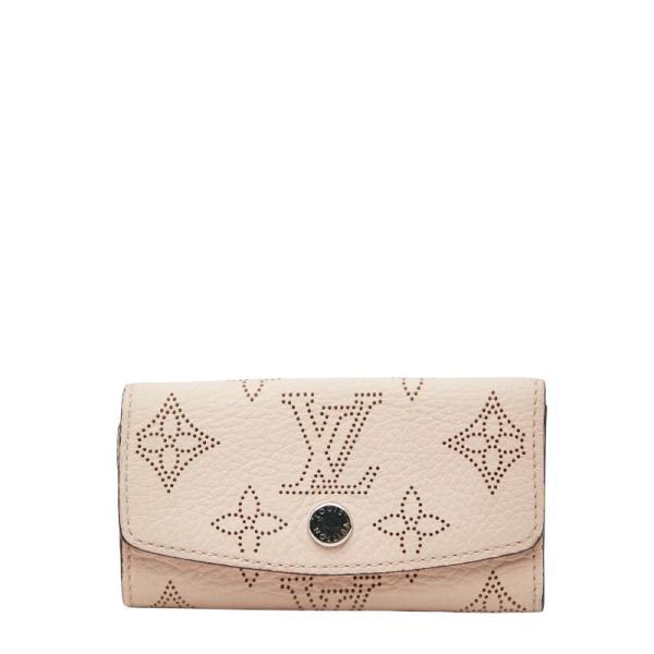 LOUIS VUITTON / ルイヴィトン ◆モノグラム マヒナ キーケース ミュルティクレ 4 ジャスミンピンク M82760 ブランド【中古】 LOUIS VUITTON（ルイ・ヴィトン） ルイ ヴィトン モノグラム マヒナ