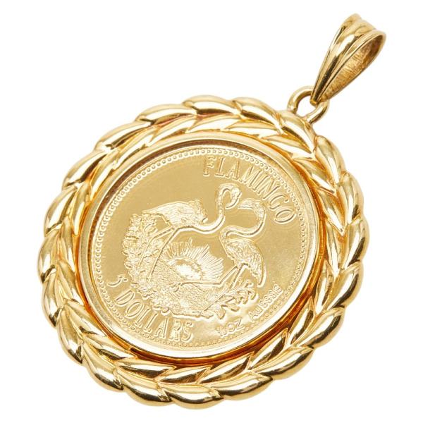 K24IG インゴット K18YG イエローゴールド エリザベス2世 バハマ