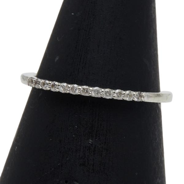 ete（エテ） K10WG ホワイトゴールド ダイヤ0.07ct リング 指輪