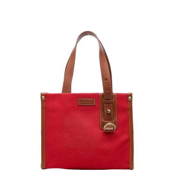 BURBERRY バーバリー ハンドバッグ ブラウン 14057 レディース【中古】 r10781a BURBERRY（バーバリー） トートバッグ ハンドバッグ レッド ブラウン