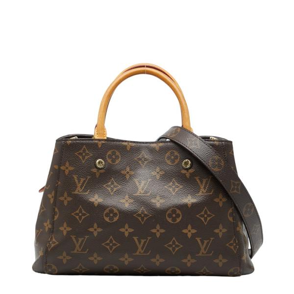 ルイ ヴィトン モノグラム モンテーニュBB ハンドバッグ ショルダーバッグ 2WAY M41055 ブラウン PVC レザー LOUIS VUITTON 【中古】 LOUIS VUITTON（ルイ・ヴィトン） ルイ ヴィトン モノグラム