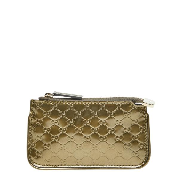 GUCCI（グッチ） マイクログッチシマ コインケース 233133 ゴールド