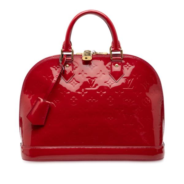LOUIS VUITTON ルイ・ヴィトン アルマGM M93596 ヴェルニ ポムダムール 赤 ハンドバッグ LOUIS VUITTON（ルイ・ヴィトン） ルイ ヴィトン モノグラム ヴェルニ