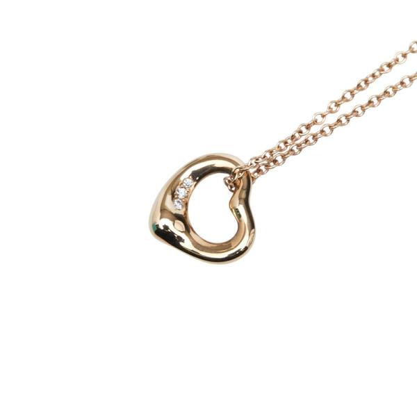 TIFFANY&Co.（ティファニー） オープンハート 3Pダイヤ ネックレス