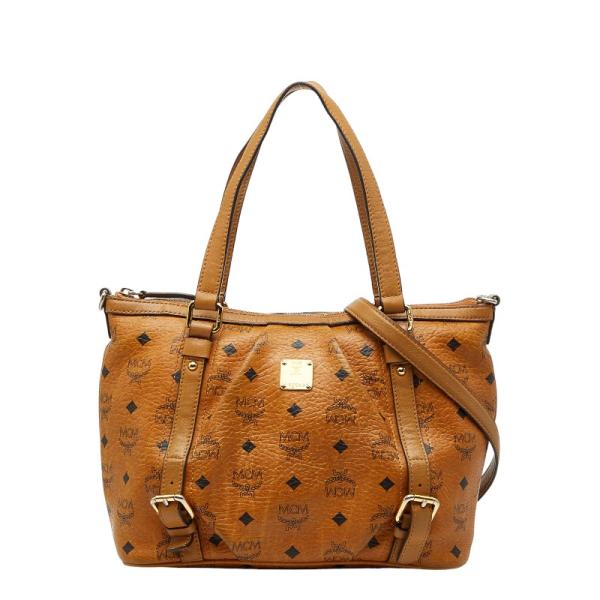 エムシーエム MCM ボストンバッグ ヴィセトス柄 2way ブラウン MCM（エムシーエム） エム シー エム ヴィセトス ロゴグラム ミニ