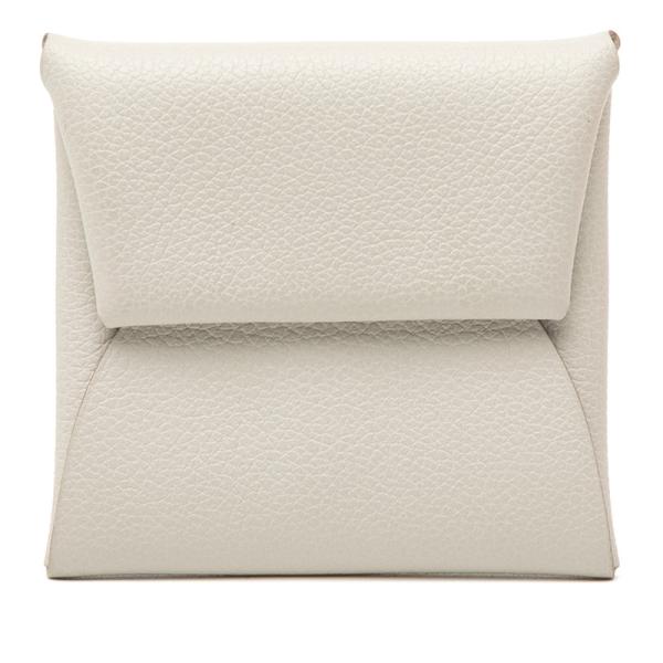 HERMES（エルメス） バスティア コインケース グレー系 シルバー金具