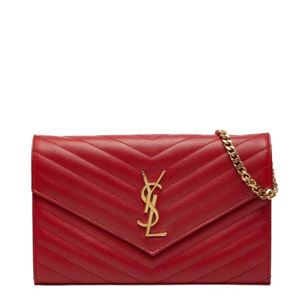 ASUS（エイスース） サンローラン カサンドラ Vステッチ 斜め掛け