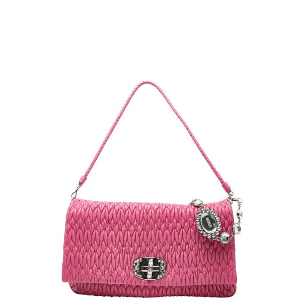 miu miu（ミュウミュウ） マテラッセ ビジュー チェーン ワン