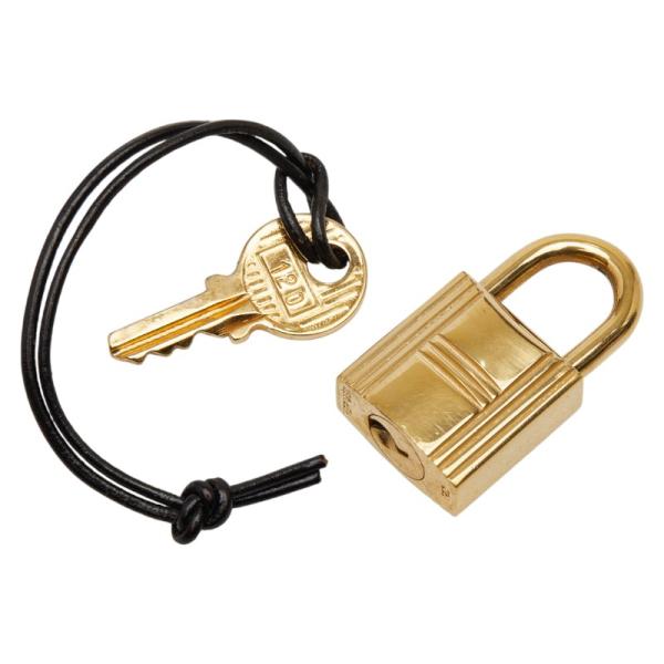 HERMES（エルメス） カデナ 南京錠 キー セット ゴールド メッキ