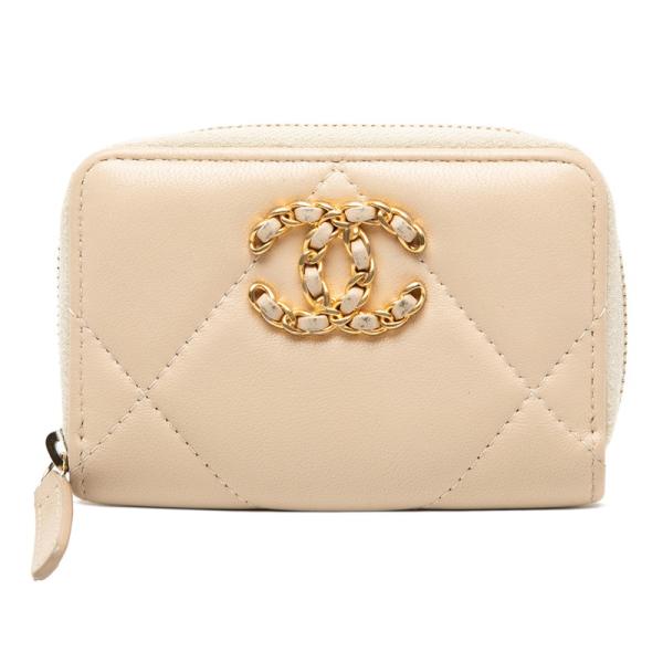 CHANEL（シャネル） マトラッセ ココマーク コインケース ベージュ